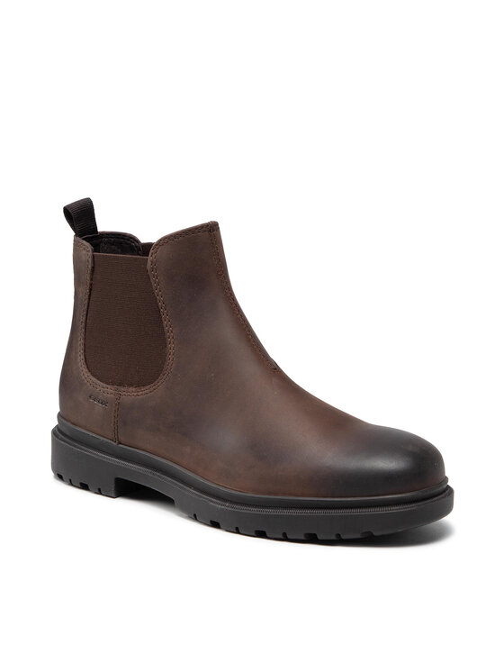 Geox Geox Kotníková obuv s elastickým prvkem U Andalo A U16DDA-00045 C6009 Hnědá