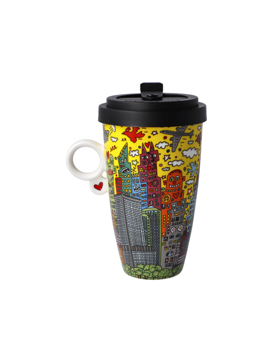 Goebel Goebel Kubek podróżny J.Rizzi - My new York City Sunset Kolorowy