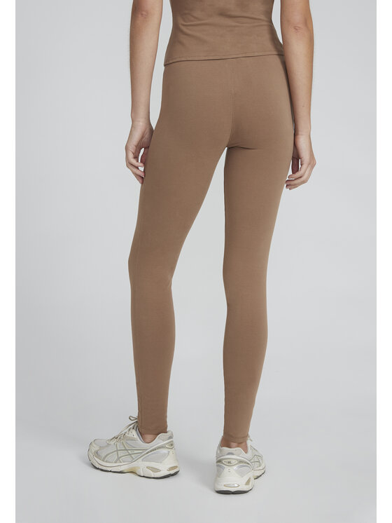 Style Republic Style Republic Legginsy Leggings Brązowy Athletic Fit
