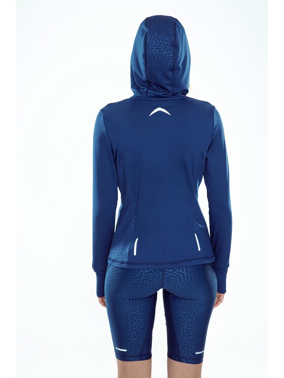 ROUGH RADICAL ROUGH RADICAL Bluza SPEED X HOODIE ZIP Granatowy Slim Fit