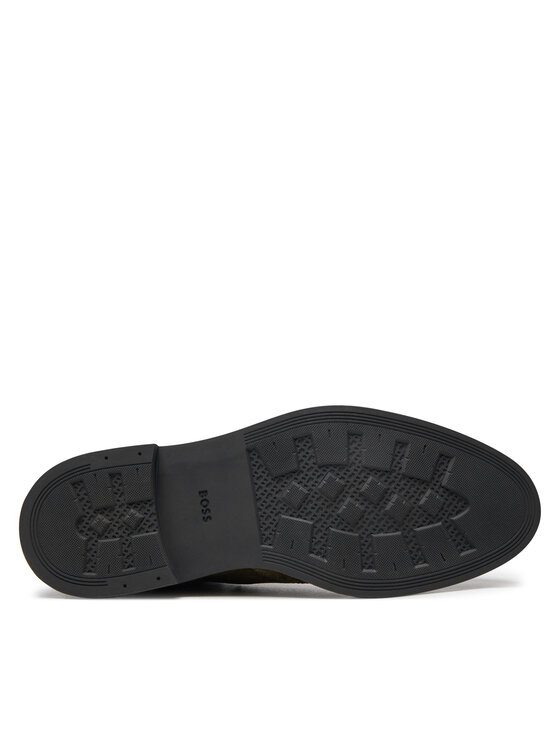 BOSS Boss Kotníková obuv s elastickým prvkem Calev 50523007 Khaki