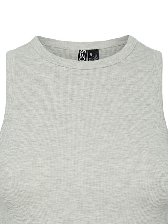 Pieces Pieces Top May 17154480 Grau Slim Fit