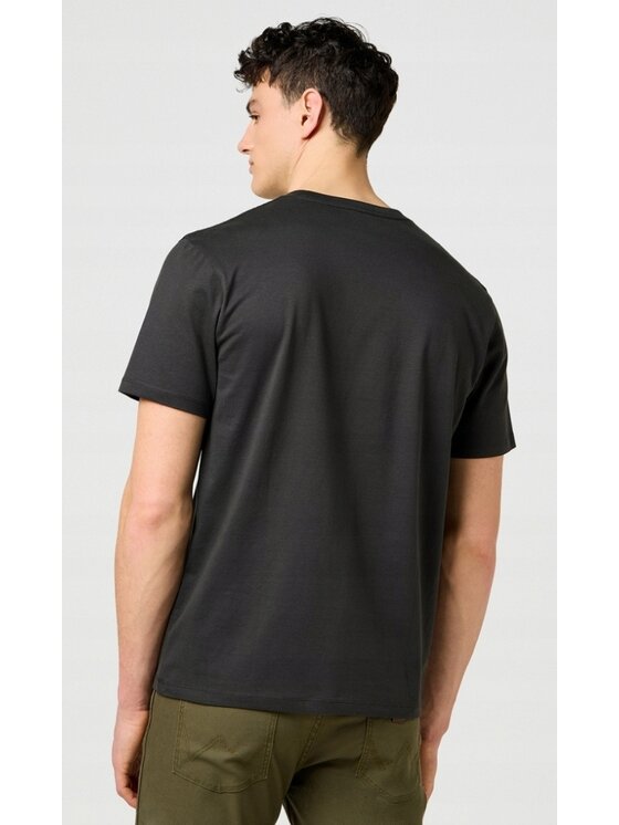 Wrangler Wrangler T-shirt Americana Tee Nero Regular Fit