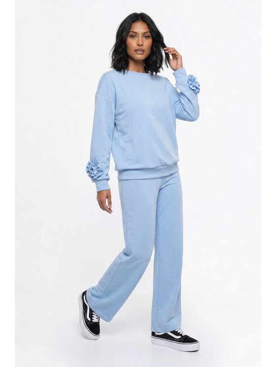 FIGL FIGL Tepláková súprava M1316 Modrá Straight Fit