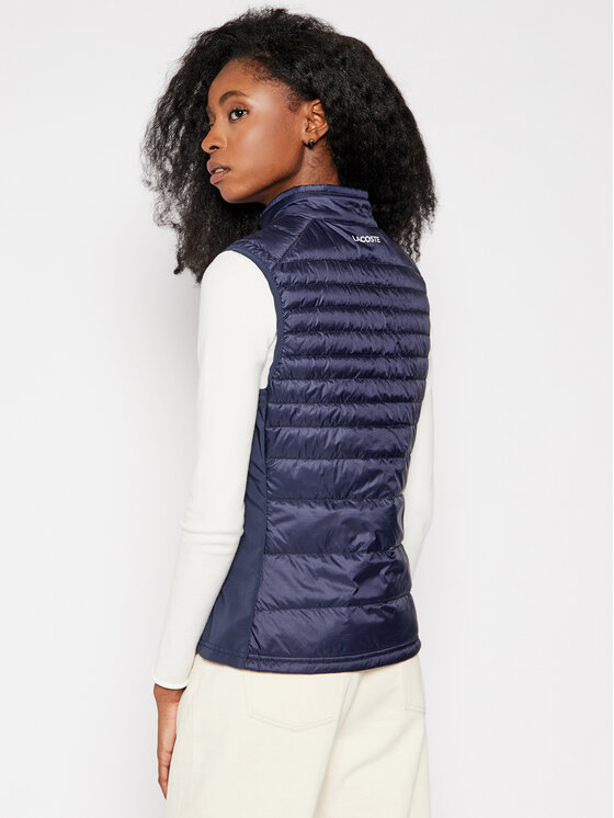 Lacoste Lacoste Αμάνικο Μπουφάν BF9276 Σκούρο μπλε Regular Fit