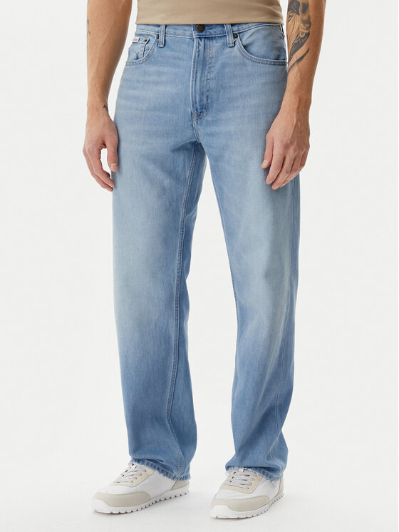 Calvin Klein Jeans Calvin Klein Jeans Blugi 90's LV04RB706G Albastru Straight Fit