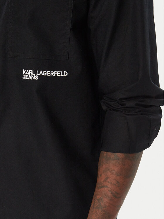 Karl Lagerfeld Jeans Karl Lagerfeld Jeans Srajca B3M16019 Črna Regular Fit