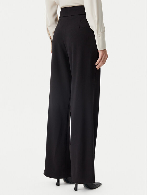 Rinascimento Rinascimento Szövet nadrág CFC0122936003 Fekete Regular Fit
