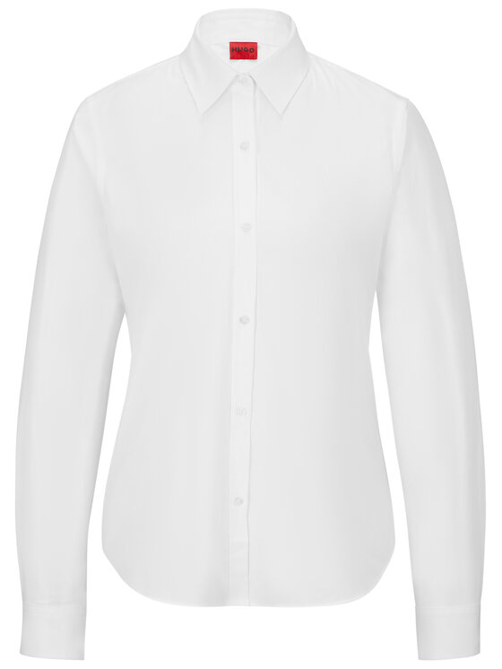 HUGO Hugo Košeľa The Essential 50496339 Biela Regular Fit