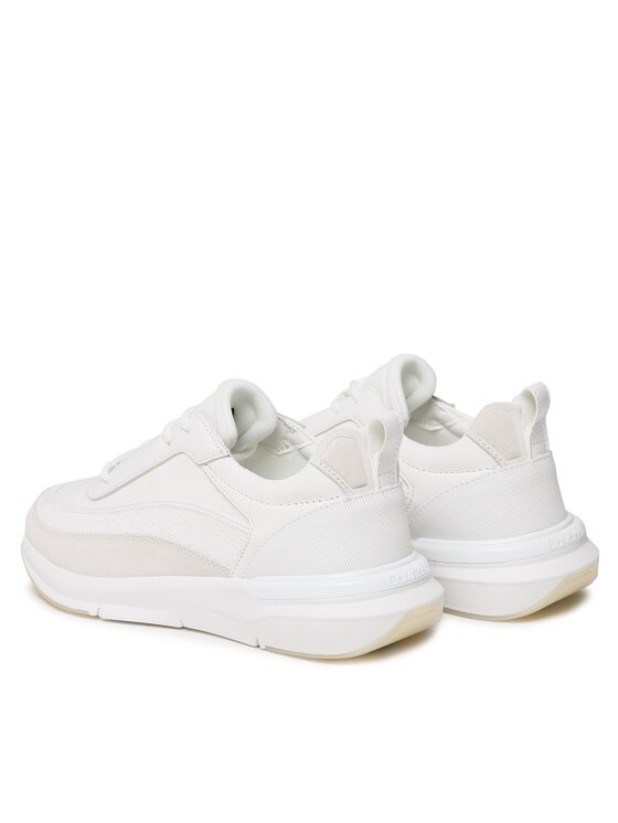Calvin Klein Calvin Klein Snīkeri Flexi Runner Lace Up-Nano Mn Mix HW0HW01581 Balts