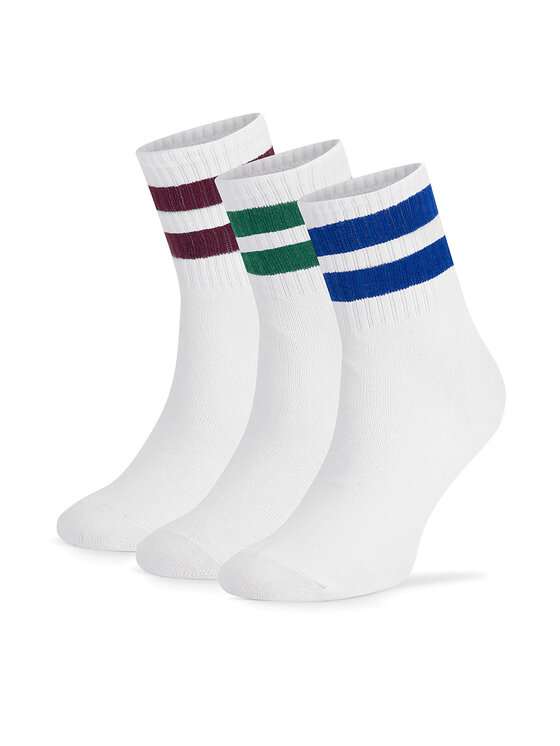 Sprandi Șosete scurte 0UB-002-AW24 (3-PACK) Alb