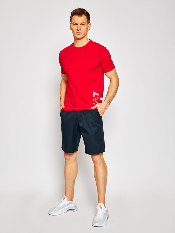 T-shirt 3KPT23 PJ9TZ 1451 Rosso Regular Fit