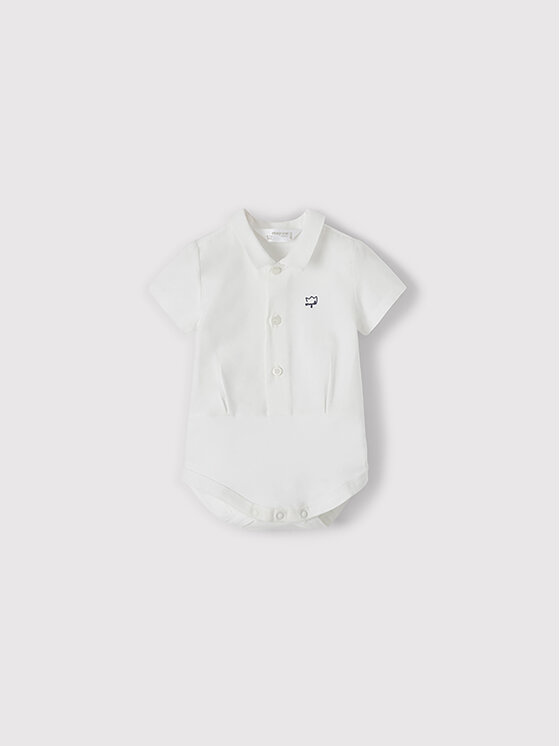 Body da neonato 1708 Bianco Regular Fit