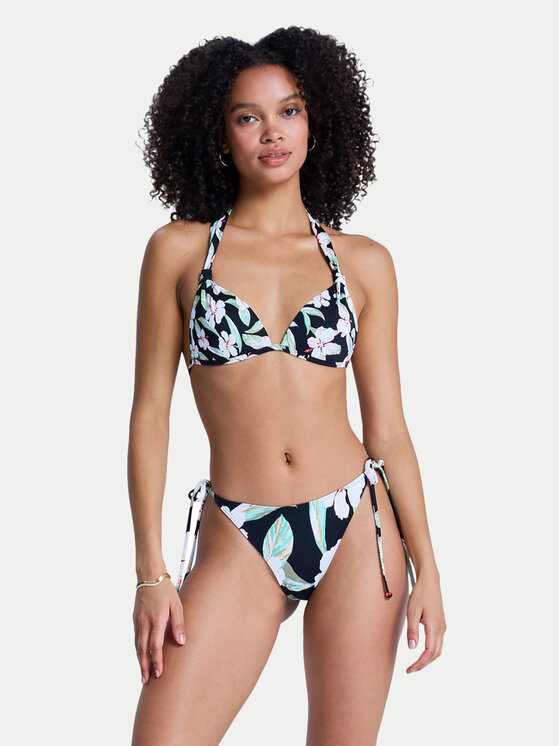 Roxy Roxy Bikini-Oberteil Printed Essentials ERJX305701 Schwarz