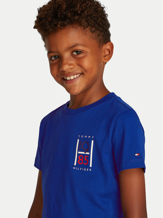 Tommy Hilfiger Tommy Hilfiger Тишърт KB0KB09536 D Син Regular Fit