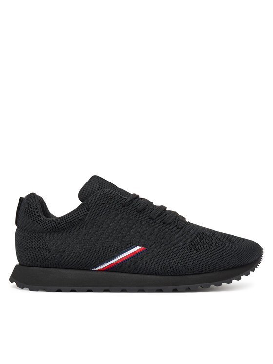 Tommy Hilfiger Tommy Hilfiger Sportcipők New Runner Eva Corpo Knit FM0FM05648 Fekete