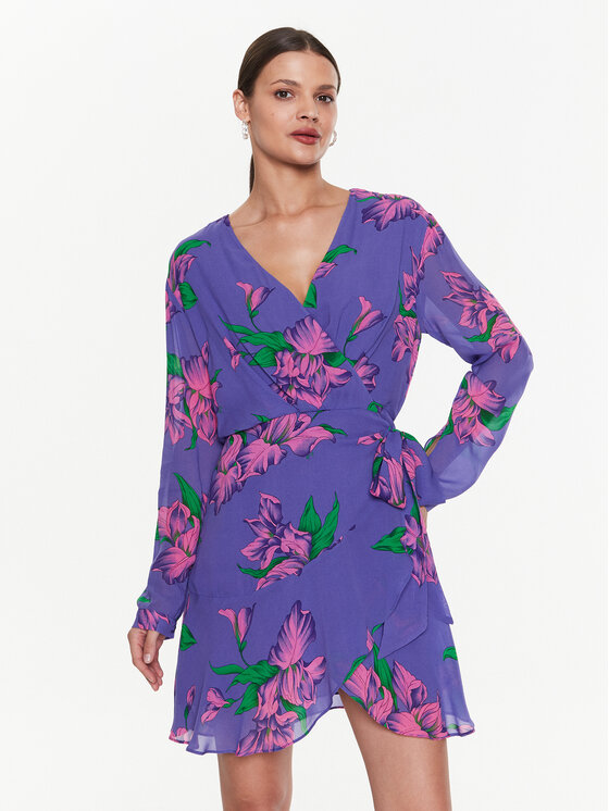 PINKO Pinko Haljina za svaki dan Assillante 101109 A0P7 Ljubičasta Regular Fit
