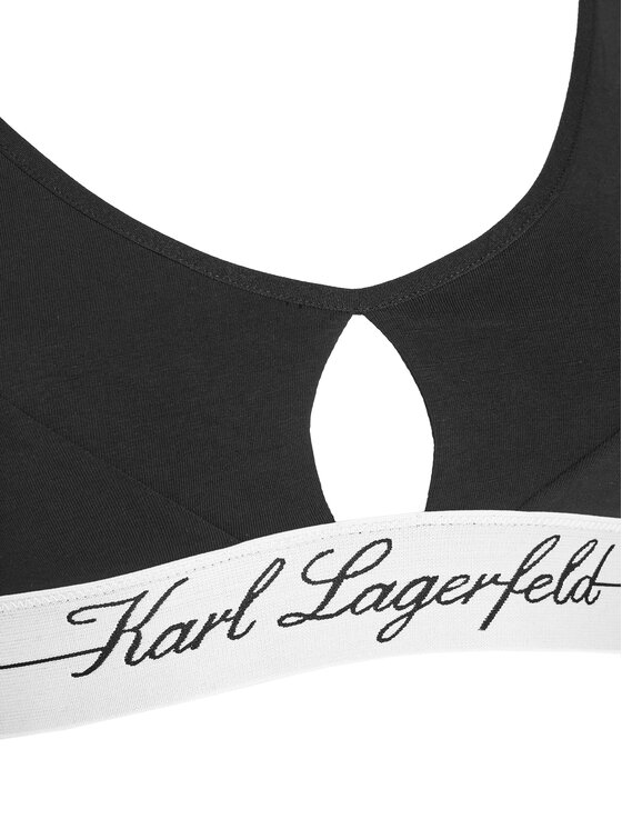 KARL LAGERFELD KARL LAGERFELD Besiūlė liemenėlė A1W47092 Juoda
