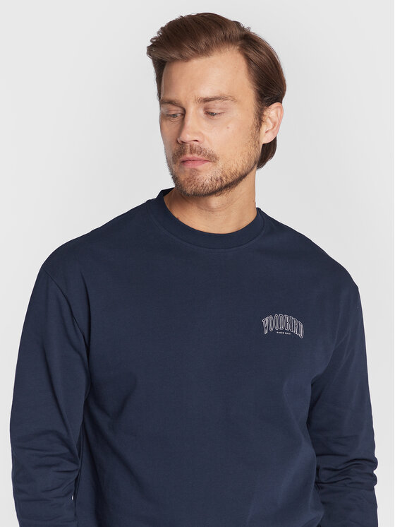 Longsleeve Hanes Over 2246-421 Blu scuro Casual