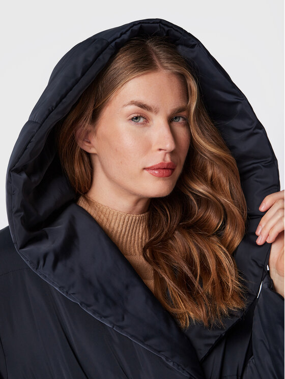 Peserico Peserico Μπουφάν χειμωνιάτικο E23377A Σκούρο μπλε Regular Fit