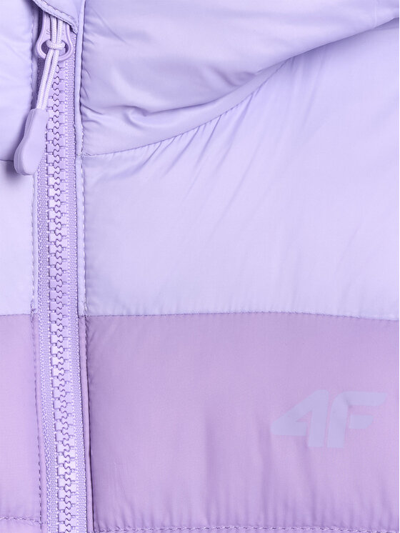 4F 4F Kurtka puchowa OUTERWEAR Fioletowy Regular Fit