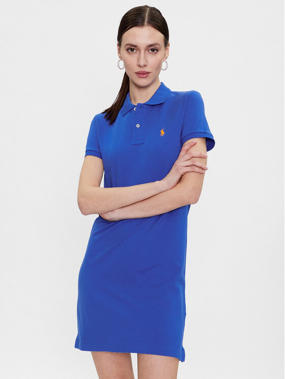 Polo Ralph Lauren Polo Ralph Lauren Rochie de zi 211799490007 Albastru Regular Fit