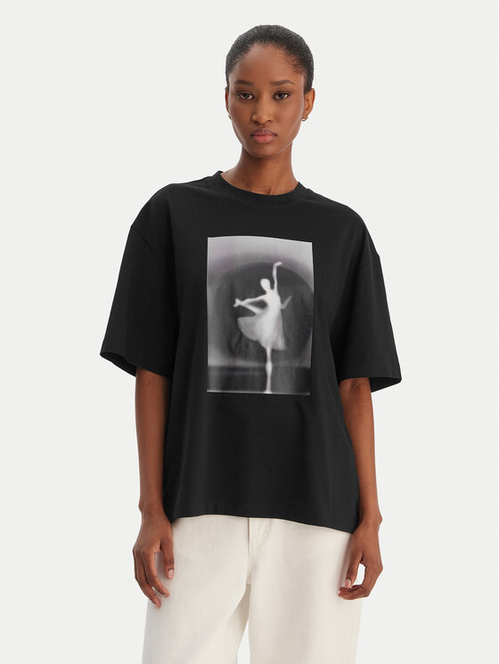 BOSS BOSS Tricou Eboys 50556978 Negru Regular Fit