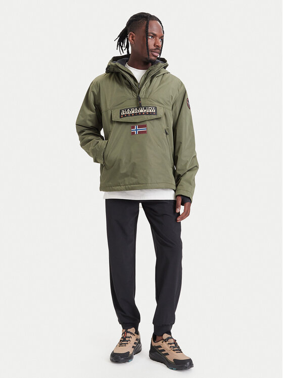 Napapijri Napapijri Kurtka anorak Rainforest Next NP0A4IB9 Khaki Regular Fit