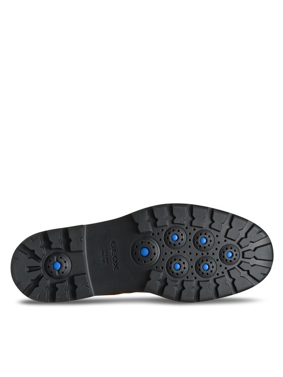 Geox Geox Kotníková obuv s elastickým prvkem U Spherica Ec7 U46FRA 000FF C6009 Hnědá