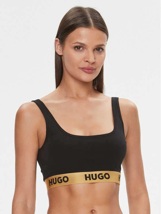 Hugo Hugo Sutien top Sporty Logo 50480172 Negru