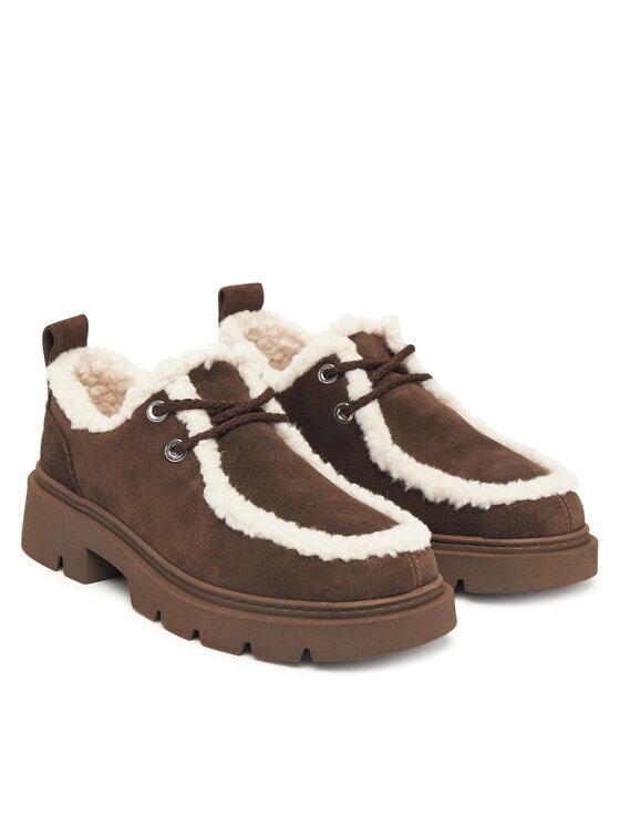 Inuikii Inuikii Nizki čevlji Mocabee Curly 1015.003.0011 Rjava