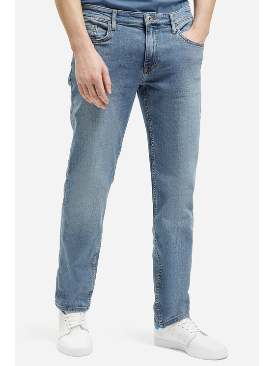Cross Jeans Cross Jeans Jeansy F 194-293 Niebieski Tapered Leg