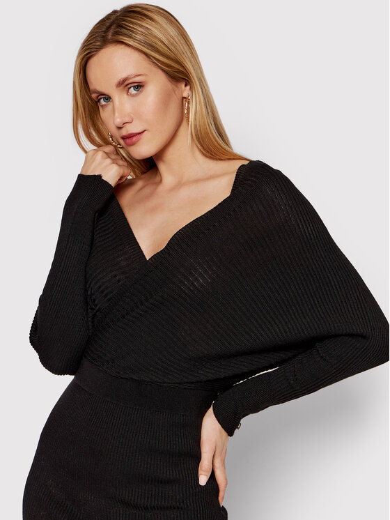 Vestito di maglia Make a Mowie PKH015 Nero Slim