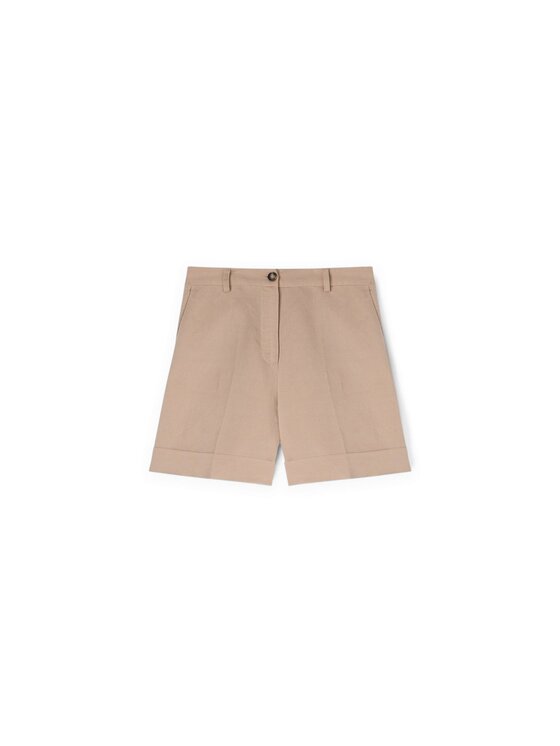 Motivi Motivi Pantaloncini P297Q003958N002 Écru Regular Fit