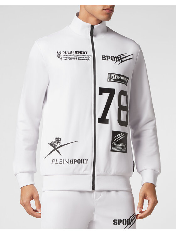 Plein Sport Plein Sport Completo top e pantaloni 653 Bianco Regular Fit