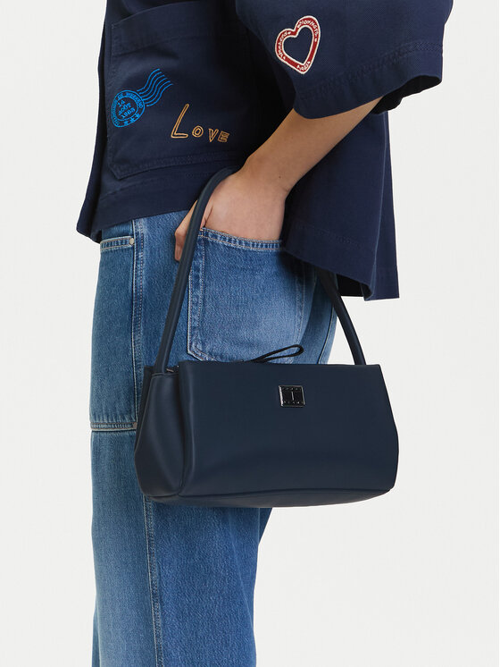 Tommy Jeans Tommy Jeans Rankinė Tjw American Cool Shoulder Bag AW0AW17295 Tamsiai mėlyna
