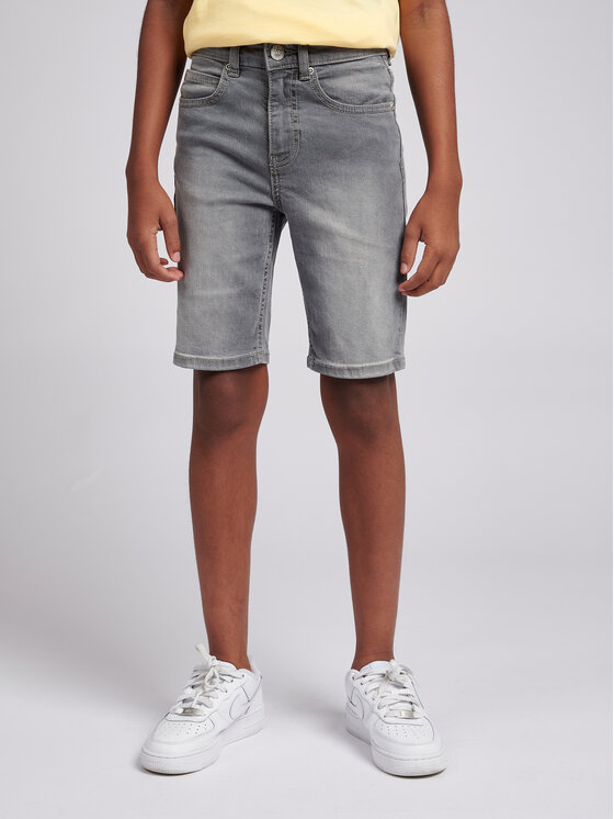 Lee Lee Šortky z materiálu West 5 Pocket LEE0105 Šedá