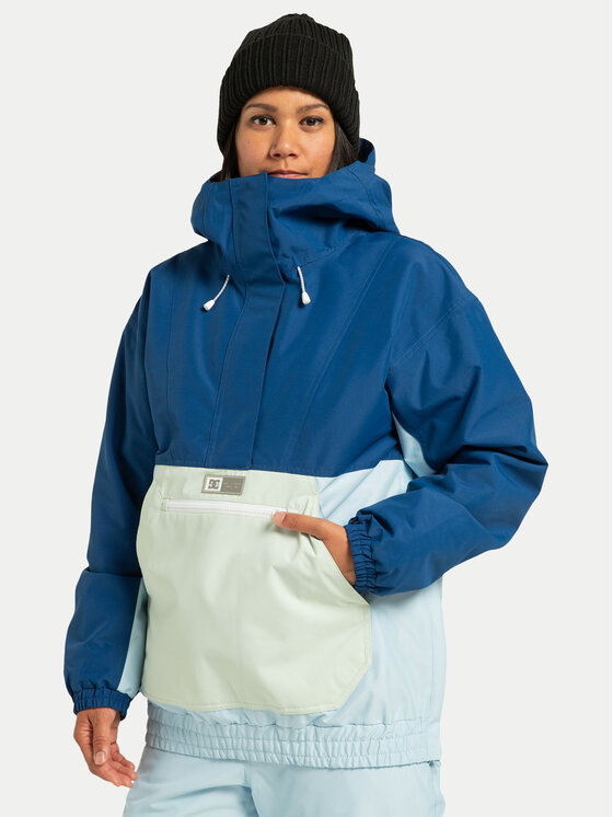DC Shoes DC Shoes Snowboardová bunda Chalet Anorak ADJTJ03053 Modrá Regular Fit