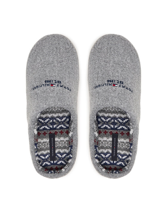 Tommy Hilfiger Tommy Hilfiger Sussid Hilfiger Felt House Shoe FM0FM06017 Hall