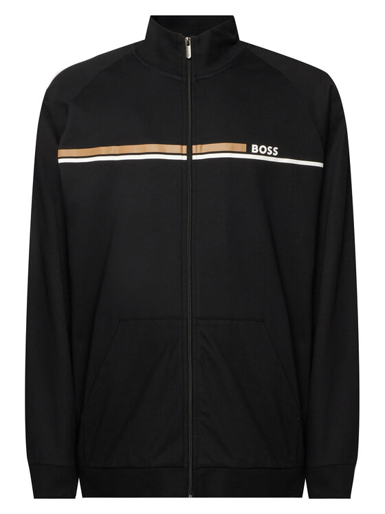 BOSS BOSS Džemperis Authentic Jacket Z 50554779 Juoda Regular Fit