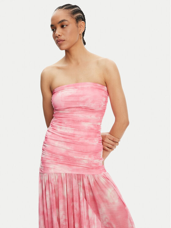 Bardot Bardot Sukienka wieczorowa Solana 59875DB1 Różowy Regular Fit