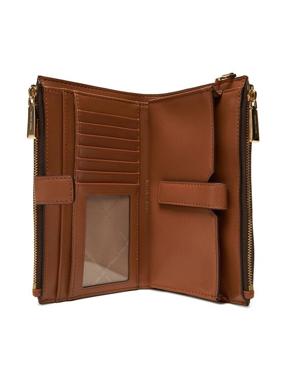 MICHAEL Michael Kors MICHAEL Michael Kors Velika ženska denarnica Jet Set 32F1GJ6W4B Rjava