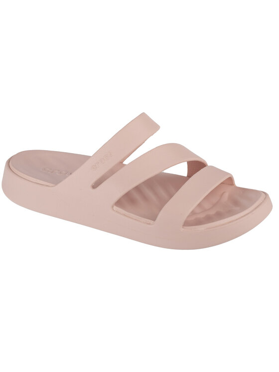 Klapki, rozmiar 41/42, Beżowe, Crocs Getaway Strappy Sandal W