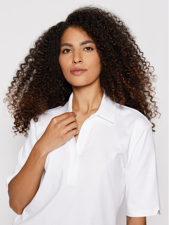 Polo Liquid Touch K20K203626 Bianco Relaxed Fit