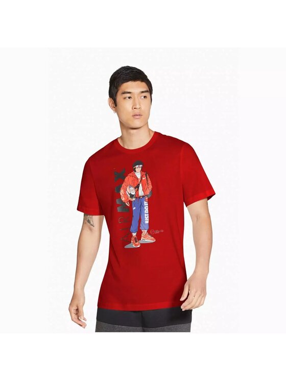 Nike Nike T-Shirt NSW TEE MANGA HYPEMAN Czerwony Basic Fit
