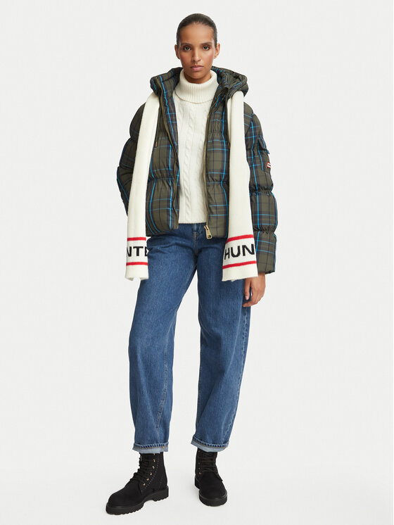 Hunter Hunter Зимова куртка HARW0023262 Хакі Regular Fit