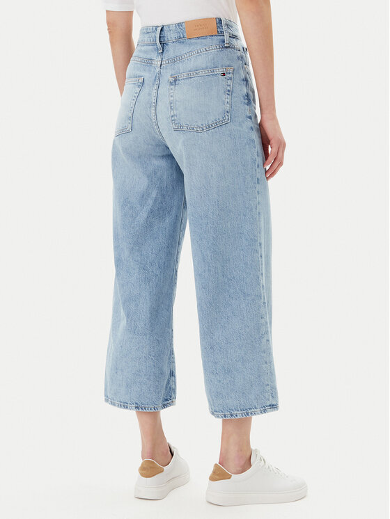 Tommy Hilfiger Tommy Hilfiger Jeans hlače WW0WW45504 Svetlo modra Relaxed Fit
