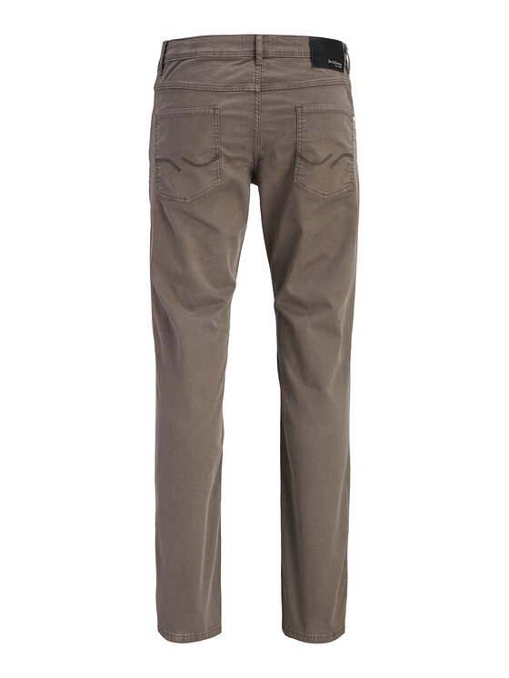 Jack & Jones Jack & Jones Spodnie materiałowe Clark Finn 12293328 Brązowy Regular Fit