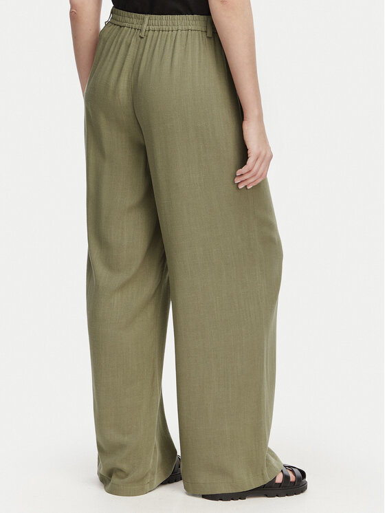 ONLY ONLY Текстилни панталони Lemmia 15370398 Зелен Regular Fit