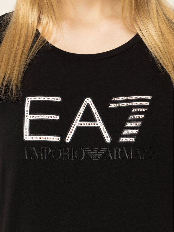 EA7 Emporio Armani EA7 Emporio Armani T-Shirt 3HTT30 TJ12Z 1200 Černá Regular Fit